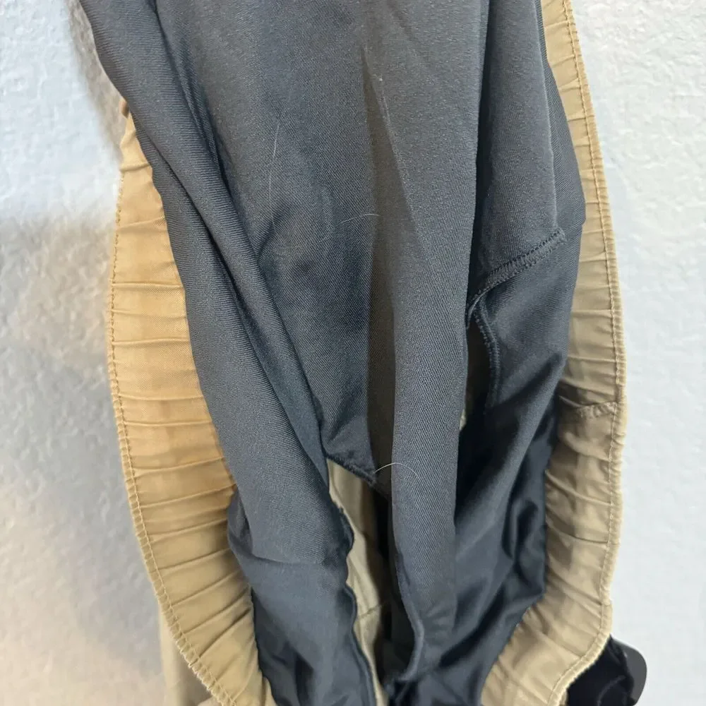 The North Face Hiking Shorts Mens Large L Inner Liner Polyester, Khaki ARPF 9 In